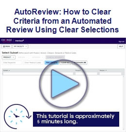How to Clear Criteria Using Clear Selections Tutorial
